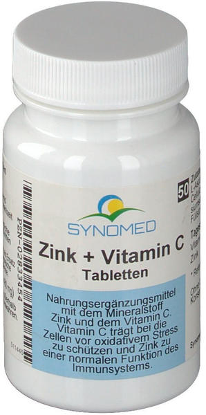 Synomed Zink + Vitamin C Synomed Tabletten (50 Stk.)
