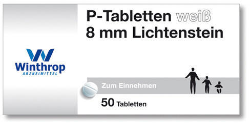 Winthrop P Tabletten Weiss 8 Mm (50 Stk.)