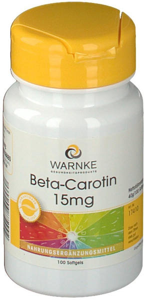 Warnke Gesundheit Betacarotin 15 mg (100 Stk.)