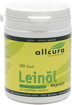 Allcura Leinöl Kapseln (180 Stk)
