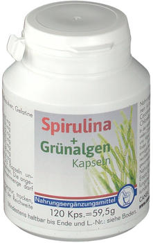 Pharma Peter Spirulina + Grünalgen Kapseln (120 Stk)