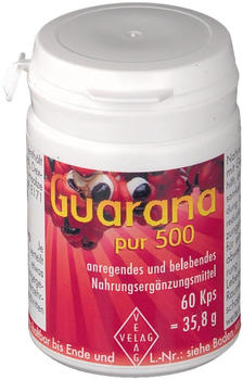 Velag Pharma Guarana Pur 500 Kapseln (60 Stk)