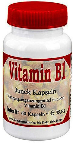 Bios Naturprodukte Vitamin B 1 3,0 mg Junek Kapseln (60 Stk.)