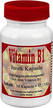 Bios Naturprodukte Vitamin B 1 3,0 mg Junek Kapseln (30 Stk.)