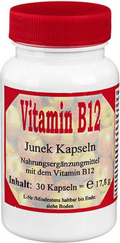 Bios Naturprodukte Vitamin B 12 9,0 &micro;g Junek Kapseln (30 Stk.)
