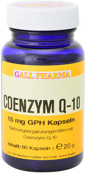 Hecht Pharma Coenzym Q 10 Gph 15 mg Kapseln (60 Stk.)