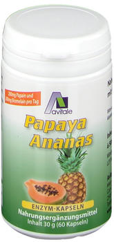 Avitale Papaya Ananas Enzym Kapseln (60 Stk.)