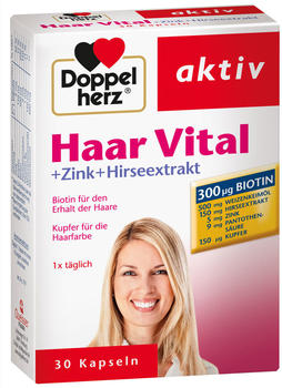 Doppelherz Haar Vital + Zink + Hirseextrakt Kapseln (30 Stk.)