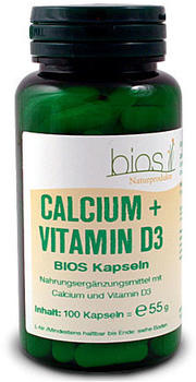Bios Naturprodukte Calcium + Vitamin D3 Bios Kapseln (100 Stk.)