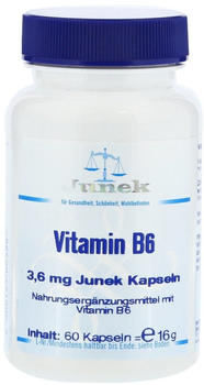 Bios Naturprodukte VIitamin B 6 3,6 mg Junek Kapseln (60 Stk.)