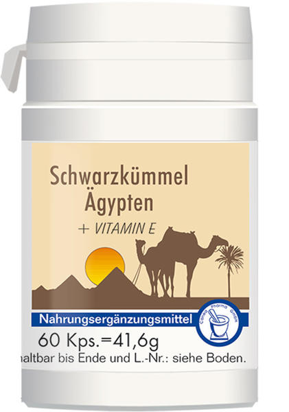 Pharma Peter Schwarzkümmelöl-Kapseln + Vitamin E (60 Stk.)