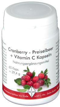 Velag Pharma Cranberry Preiselbeer+C Kapseln (60 Stk.)