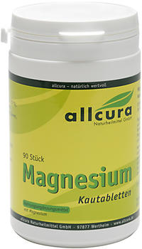 Allcura Magnesium Kautabletten O. Zucker (90 Stk.)