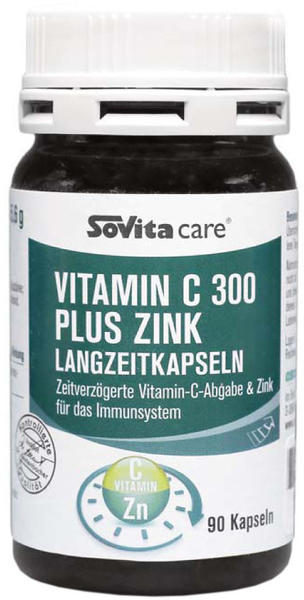 Allpharm Vitamin C 300 + Zink Langzeitkapseln (90 Stk.)