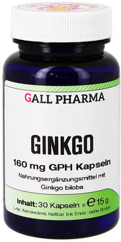 Bios Naturprodukte Ginkgo 160 mg Gph Kapseln (30 Stk.)