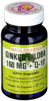 Bios Naturprodukte Ginkgo Biloba 160 mg+Q 10 Gph Kapseln (30 Stk.)