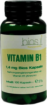 Bios Naturprodukte Vitamin B 1 1,4 mg Bios Kapseln (100 Stk.)