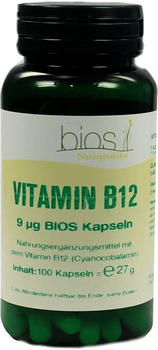 Bios Naturprodukte Vitamin B 12 9 µg Bios Kapseln (100 Stk.)