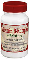 Vitamin B Komplex+fols&auml;ure Junek Kapseln