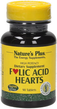 Nature's Plus Folic Acid Hearts Tabletten (90 Stk.)