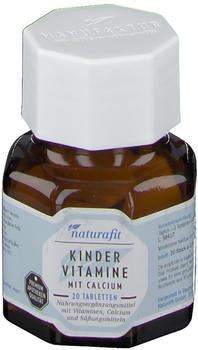 Naturafit Kindervitamine mit Calcium Lutschtabletten (20 Stk.)