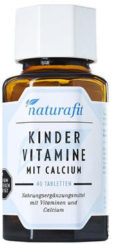 Naturafit Kindervitamine mit Calcium Lutschtabletten (40 Stk.)
