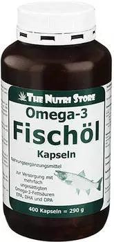 Hirundo Products Omega 3 Fisch&ouml;l Kapseln 500 mg (400 Stk.)