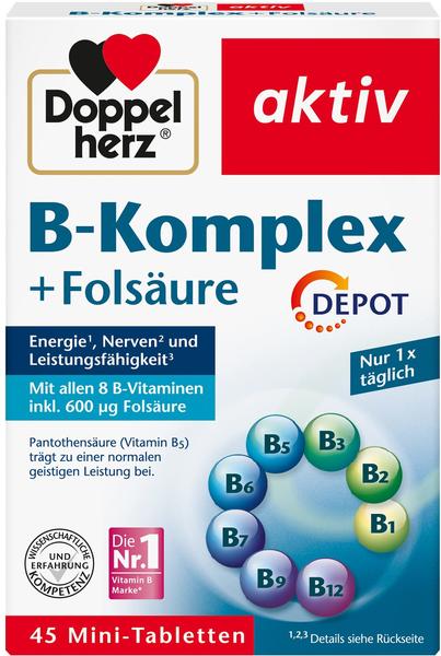 Doppelherz B Komplex + Folsäure Depot (45 Stk.)