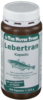 Hirundo Products Lebertran 500 mg Kapseln (200 Stk.)