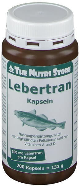 Hirundo Products Lebertran 500 mg Kapseln (200 Stk.)