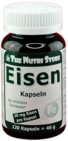 Hirundo Products Eisen 20 mg Kapseln (120 Stk.)