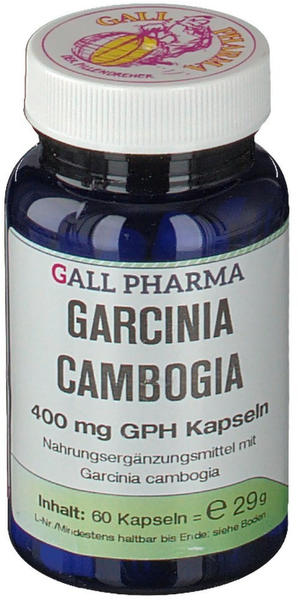 Gall Pharma Garcinia Cambogia 400 mg Gph Kapseln (60 Stk.)