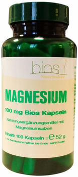 Bios Naturprodukte Magnesium 100 mg Bios Kapseln (100 Stk.)