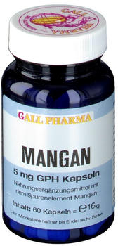 Gall Pharma Mangan 5 mg Gph Kapseln (60 Stk.)