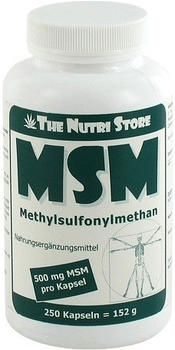 Hirundo Products Msm 500 mg Methylsulfonylmethan Kapseln (250 Stk.)