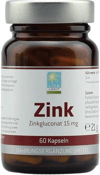 ApoZen Zink 15 mg Gluconat Kapseln (60 Stk.)