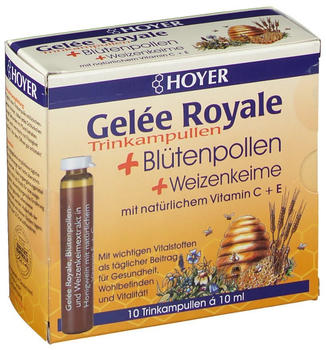 Kyberg Pharma Hoyer Gelee Roy.+ Blütenpol.+ Weizenk. Trinkampullen (10 x 10 ml)