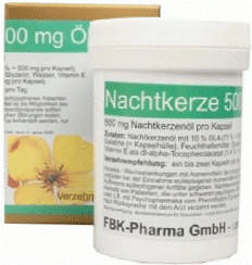 FBK-Pharma Nachtkerzenöl 500 mg Kapseln (90 Stk.)