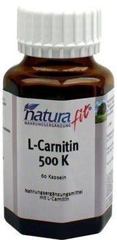 Naturafit L-Carnitin 500 K Kapseln (60 Stk.)