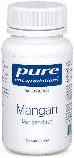 Pure Encapsulations Mangan Mangancitrat Kapseln 60 Stk.
