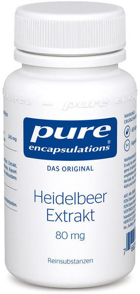 Pure Encapsulations Heidelbeer Extrakt 80 mg Kapseln (60 Stk.)