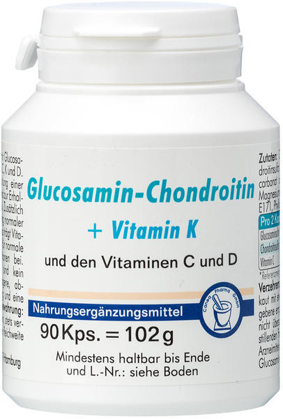 Pharma Peter Glucosamin-Chondroitin + Vitamin K Kapseln (90 Stk.)