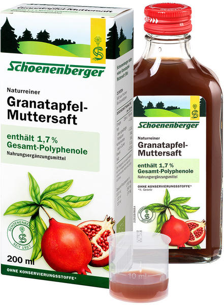 Schoenenberger Naturreiner Granatapfel-Muttersaft (200 ml)