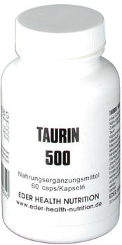 Eder Health Nutrition Taurin 500 Kapseln (60 Stk.)