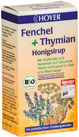 PZN-DE 05567579, Hoyer Fenchel + Thymian Honigs Sirup Inhalt: 250 g, Grundpreis: