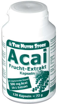 Hirundo Products Acai Frucht Extrakt 500 Mg Vegetarische Kapseln (120 Stk.)
