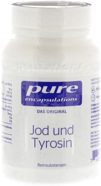 Pure Encapsulations Jod und Tyrosin Kapseln (60 Stk.)