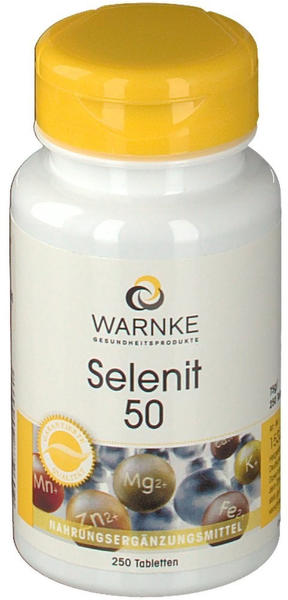 Warnke Gesundheit Selenit 50 Tabletten (250 Stk.)