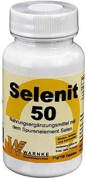 Warnke Gesundheit Selenit 50 Tabletten (100 Stk.)