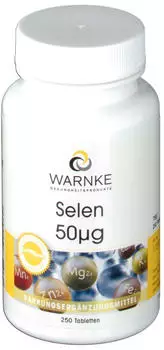 Warnke Gesundheit Selen Tabletten 50 &micro;g (250 Stk.)